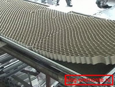 Filling the door with corrugated board soundproof entrance doors