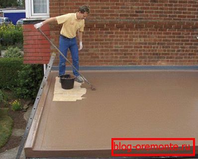 Bitumen based mastic coating