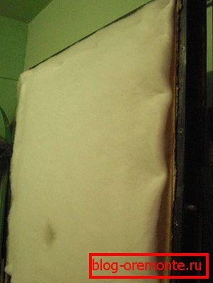 Insulation fixing how to wrap the front door