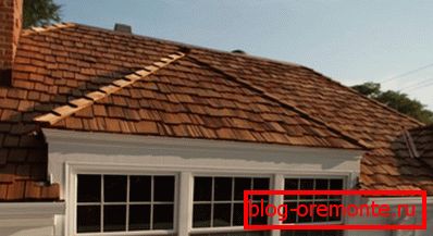 Shingle roof