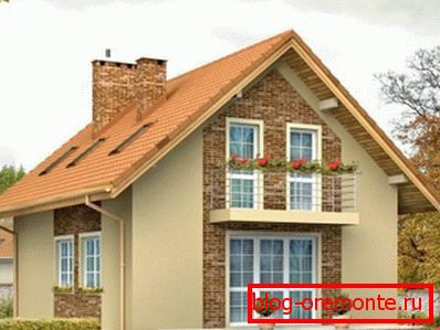 Gable roof mansard
