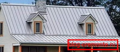 Zinc-titanium roofing
