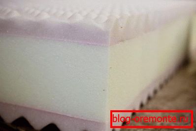 Elastic polyurethane foam in the form of mats