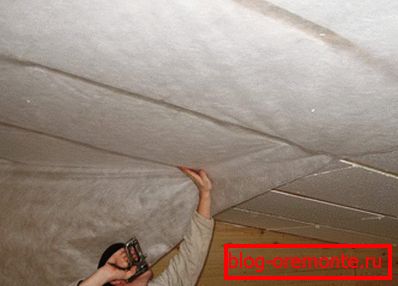 Installation of vapor barrier membrane