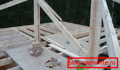 Installation of racks and ridge run