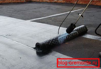 Flatbed ruberoid