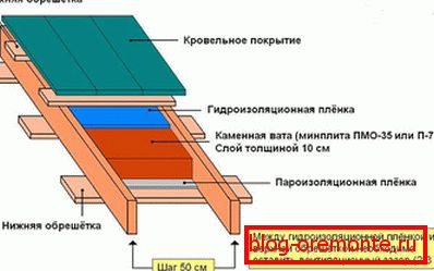 Shed roof construction
