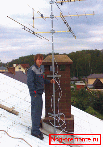 Fixation to the chimney