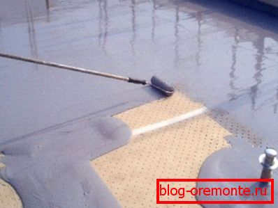 Flat roof coating