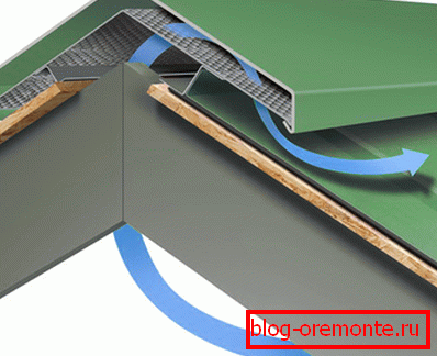 The work scheme of the ventilated skate