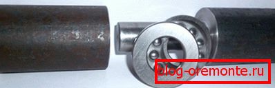 Gate hinges with bearings
