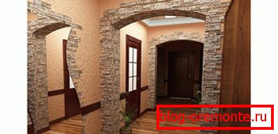 Decorating arch decorative stone