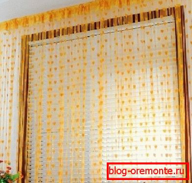 Filament curtains