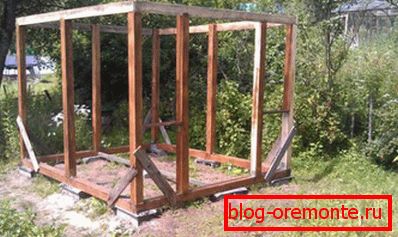 Arbor frame with double-sided roof