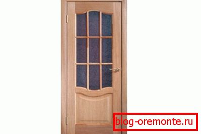 Laminated door leaf