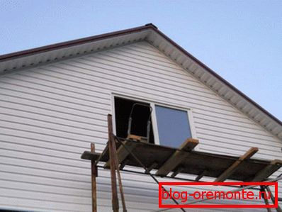 Siding gable siding