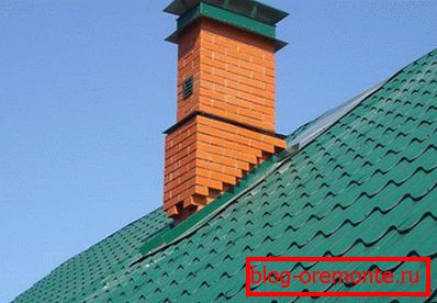 Brick chimney