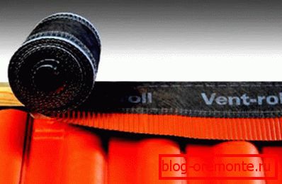 Ventilating ridge belt