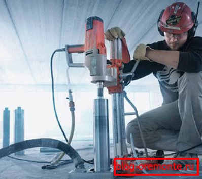 Diamond drilling holes in concrete - the only way out for high-quality bases Diamond drilling holes in concrete - the only way out for high-quality bases