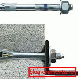 Anchor for installation in aerated concrete wall Anchor for installation in aerated concrete wall