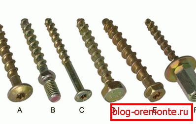 Anchor screws for concrete Anchor screws for concrete