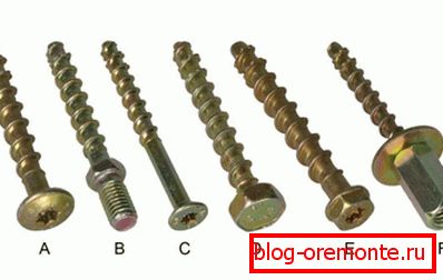 Anchor screws for concrete