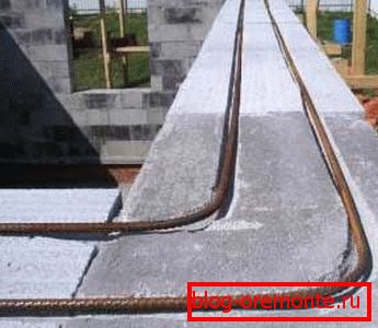 Reinforcement of foam blocks Reinforcement of foam blocks