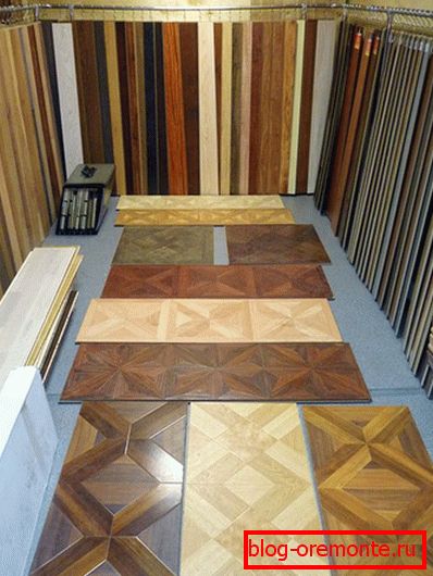 The range of laminate flooring