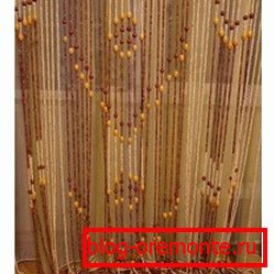 Bamboo with wooden beads