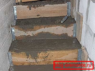 Concrete staircase Concrete staircase