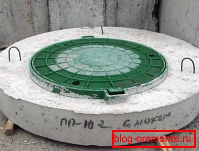 Concrete well cover Concrete well cover