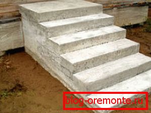 Concrete staircase - rugged construction