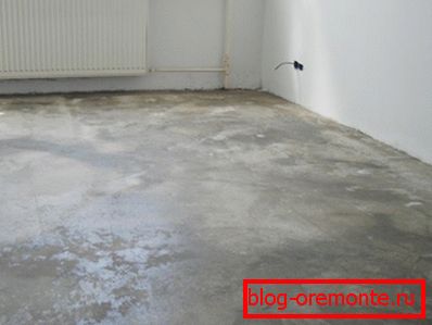 Concrete floor