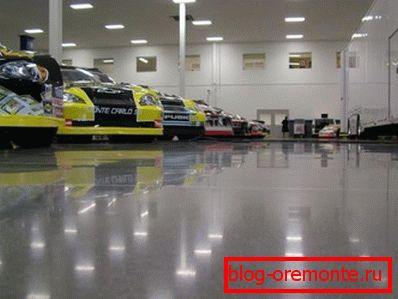Concrete floor with topping Concrete floor with topping
