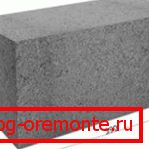 Concrete solid block 200x200x400 mm - true dimensions Concrete solid block 200x200x400mm - true dimensions