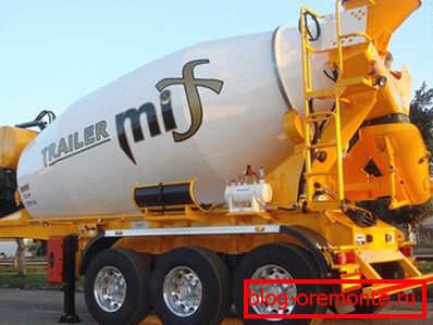 Concrete mixer semi-trailer Concrete mixer semi-trailer