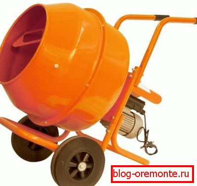 Concrete mixer makes work easier Concrete mixer makes work easier