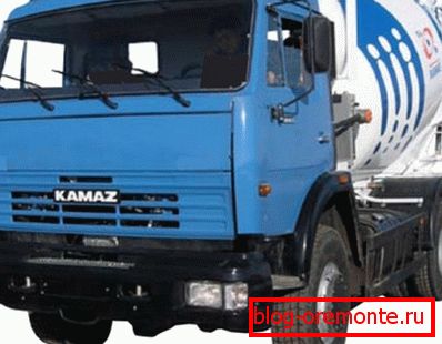 Concrete mixer on the basis of the car Concrete mixer on the basis of the car