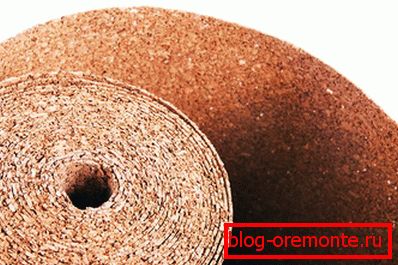 Cork asphalt substrates