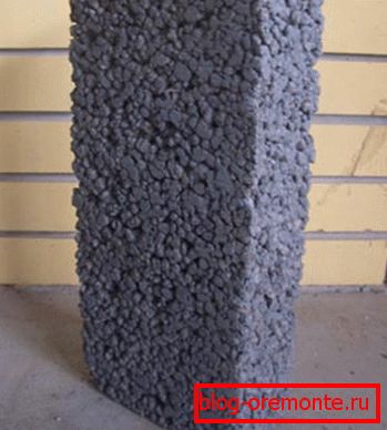 Expanded clay block Expanded clay block