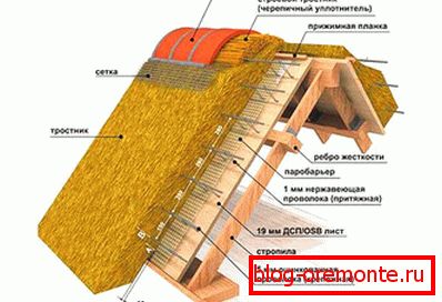 Fighting the disadvantages of the reed roof