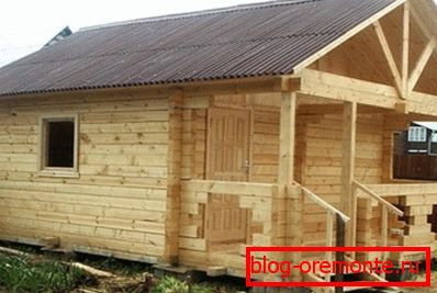 Bar-shaped houses can be installed on piles, and block constructions require a solid base or a grillage. Bar-shaped houses can be installed on piles, and block constructions require a solid base or a grillage.
