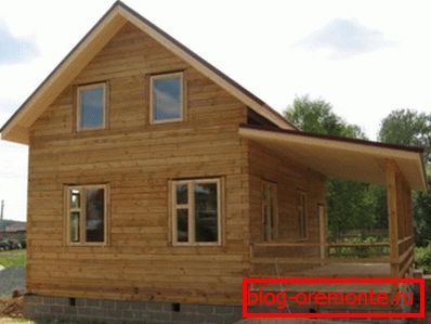 Bar-shaped house. Bar-shaped house.