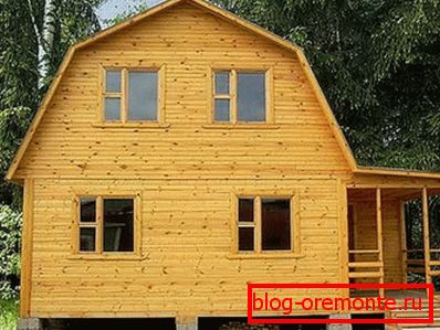 Bar-shaped house. Bar-shaped house.