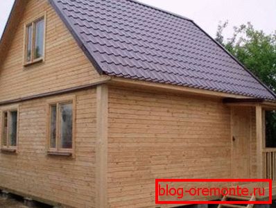 The log house is ready to move in.