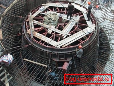 There are cases when the entire structure is essentially a concrete structure on a metal frame There are cases when the entire structure is essentially a concrete structure on a metal frame