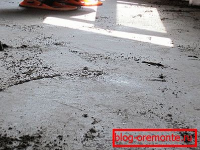 Cement-sand screed