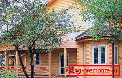 Частный дом из клееного timber Частный дом из клееного timber