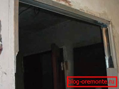 how to finish the arched doorway