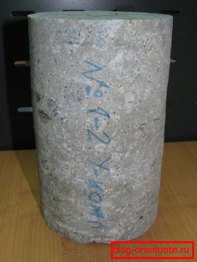 To get the core, you need to drill concrete To get the core, you need to drill concrete
